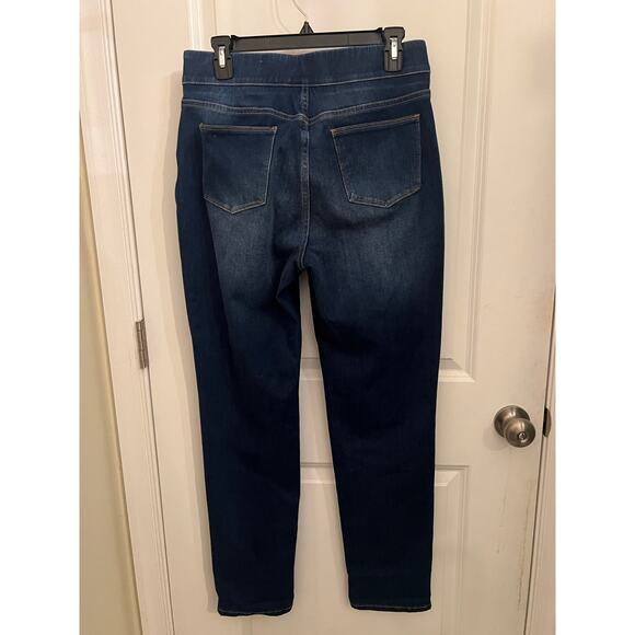 Soft Surroundings Women's Medium Wash Pull on Elastic waist M High Rise jeans - Picture 2 of 8